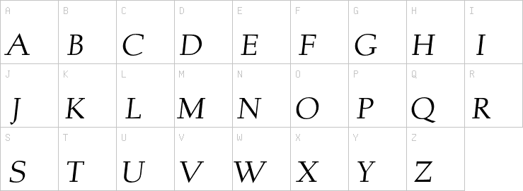 Uppercase characters