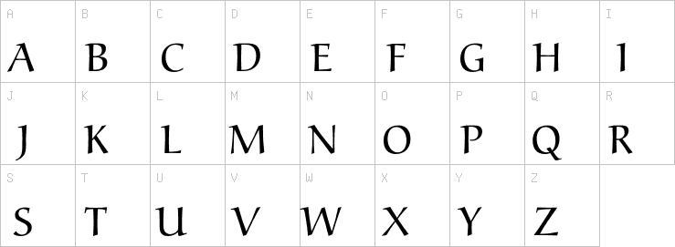 Uppercase characters