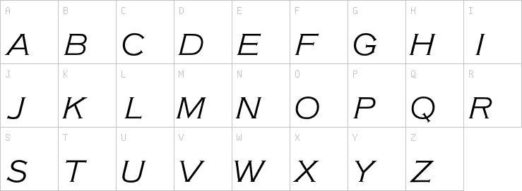 Uppercase characters