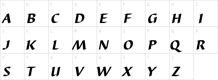 Uppercase characters