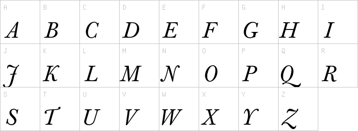Uppercase characters