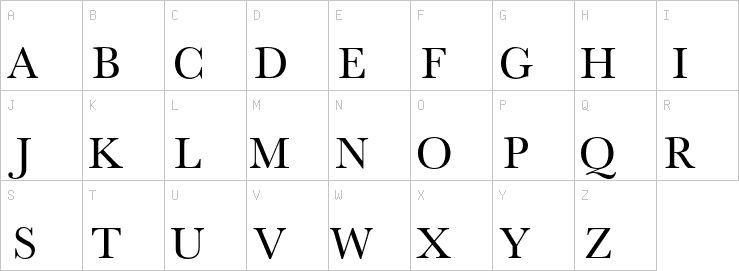 Uppercase characters
