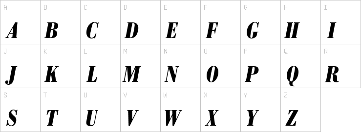 Uppercase characters