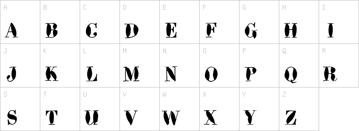 Uppercase characters