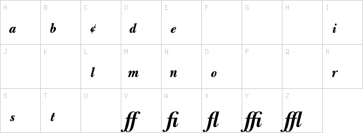 Uppercase characters