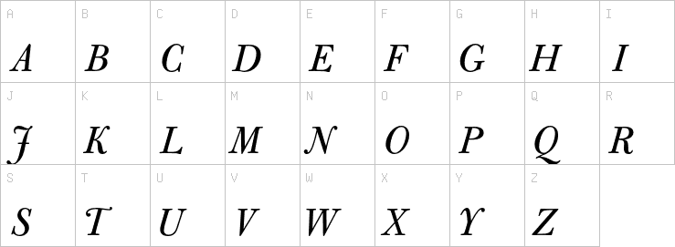 Uppercase characters