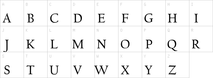 Uppercase characters