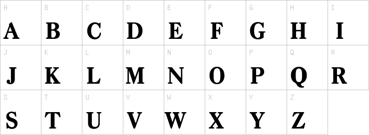 Uppercase characters