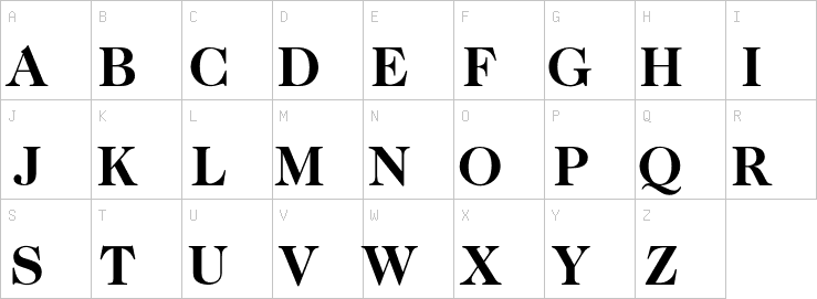 Uppercase characters