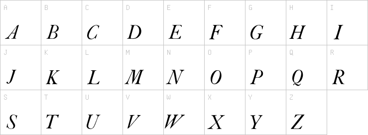 Uppercase characters