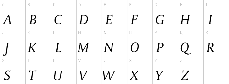 Uppercase characters