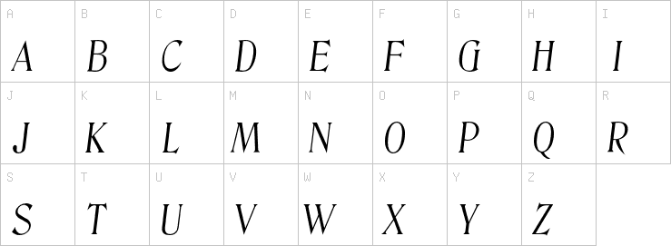 Uppercase characters