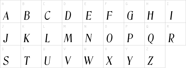 Uppercase characters