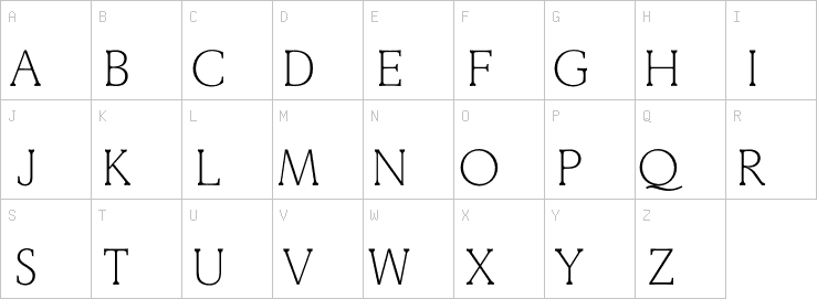 Uppercase characters