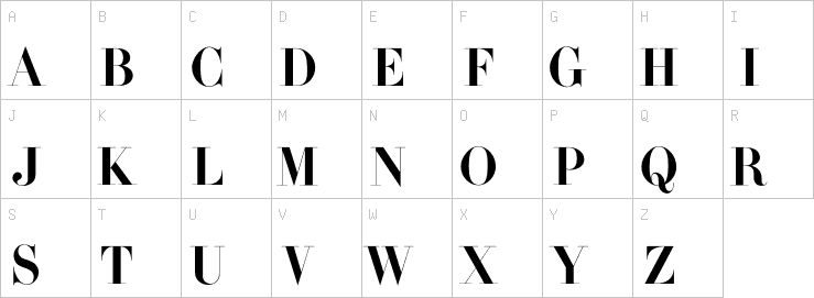 Uppercase characters