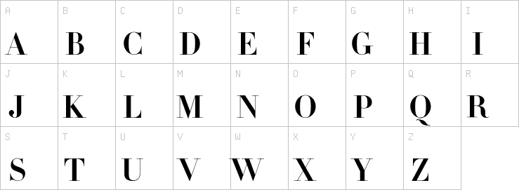 Uppercase characters