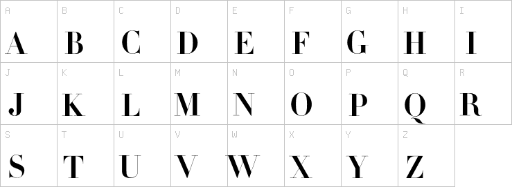 Uppercase characters