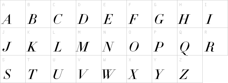 Uppercase characters