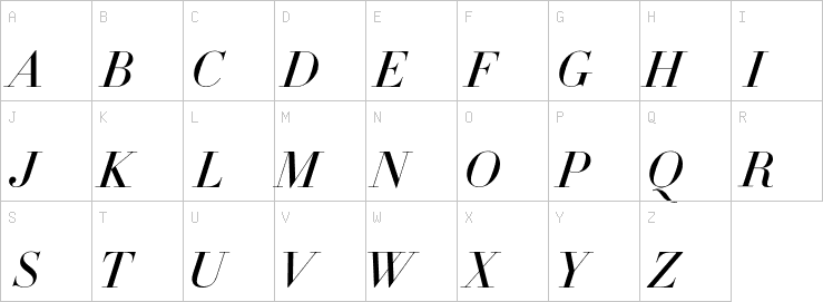 Uppercase characters