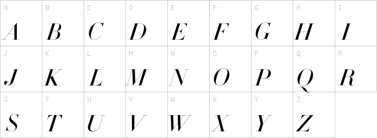 Uppercase characters