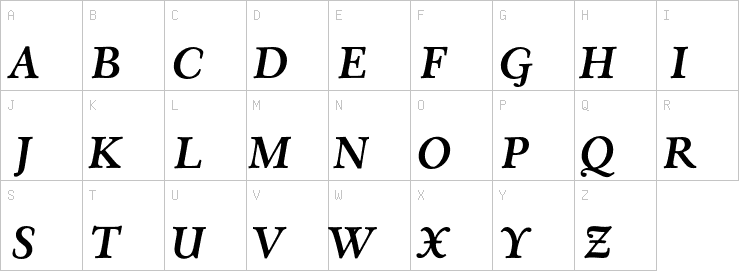 Uppercase characters
