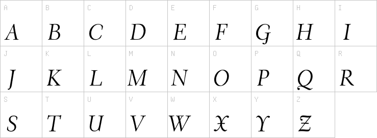 Uppercase characters