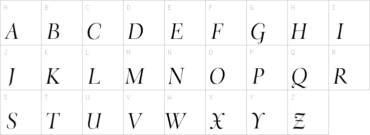 Uppercase characters