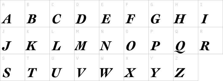 Uppercase characters