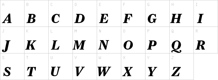 Uppercase characters