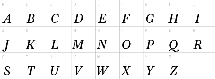 Uppercase characters