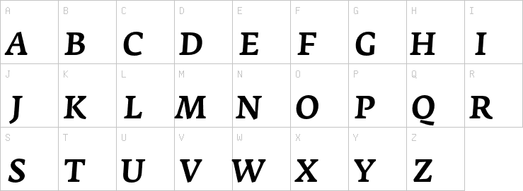 Uppercase characters
