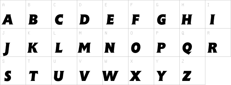 Uppercase characters