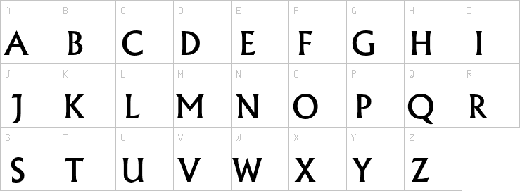 Uppercase characters