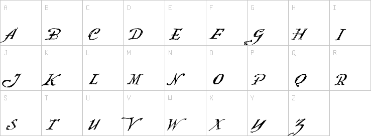 Uppercase characters