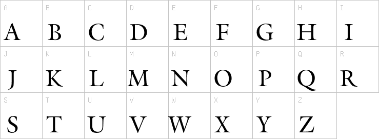 Uppercase characters