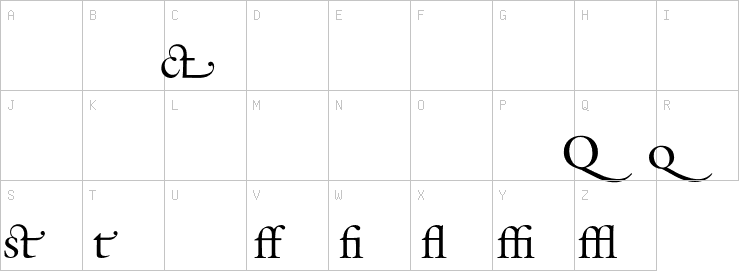 Uppercase characters