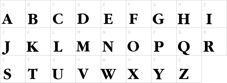 Uppercase characters