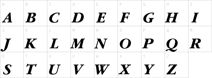 Uppercase characters