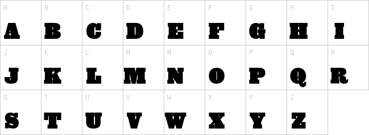 Uppercase characters