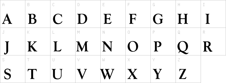 Uppercase characters