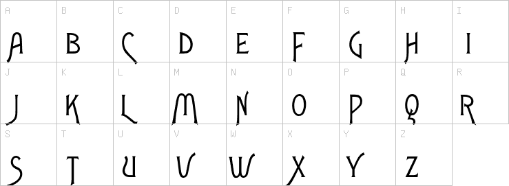 Uppercase characters