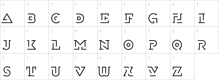 Uppercase characters