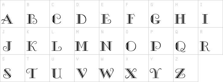 Uppercase characters