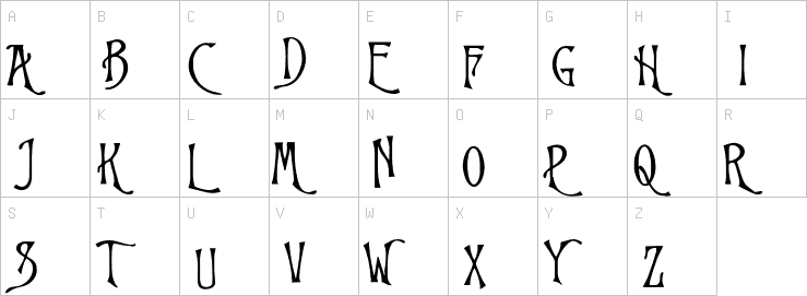 Uppercase characters