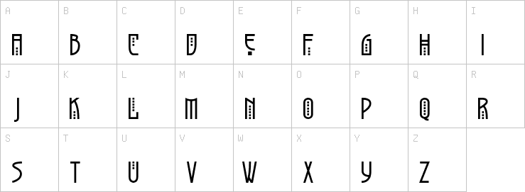 Uppercase characters
