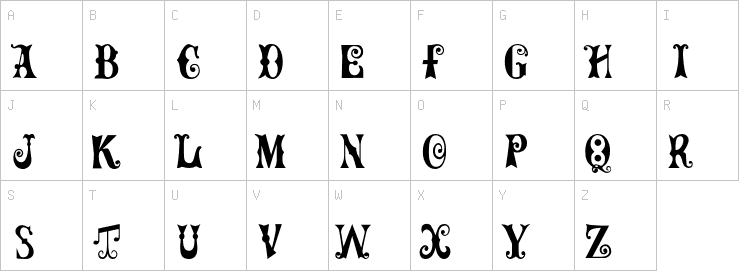 Uppercase characters