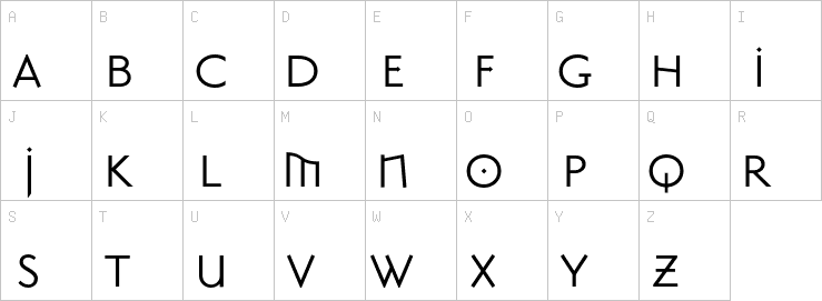 Uppercase characters