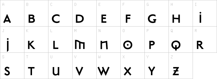 Uppercase characters