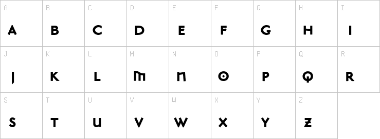 Uppercase characters