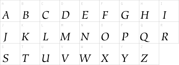 Uppercase characters